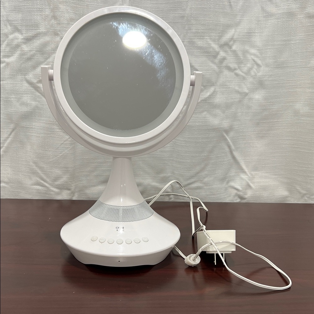 White Vanity Mirror with LED Lights